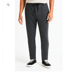Pleated Trouser Charcoal Grey