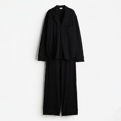 Cloud Pajama Set - Black