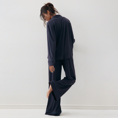 Cloud Pajama Set - Navy Blue