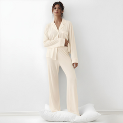 Cloud Pajama Set - Oat Milk