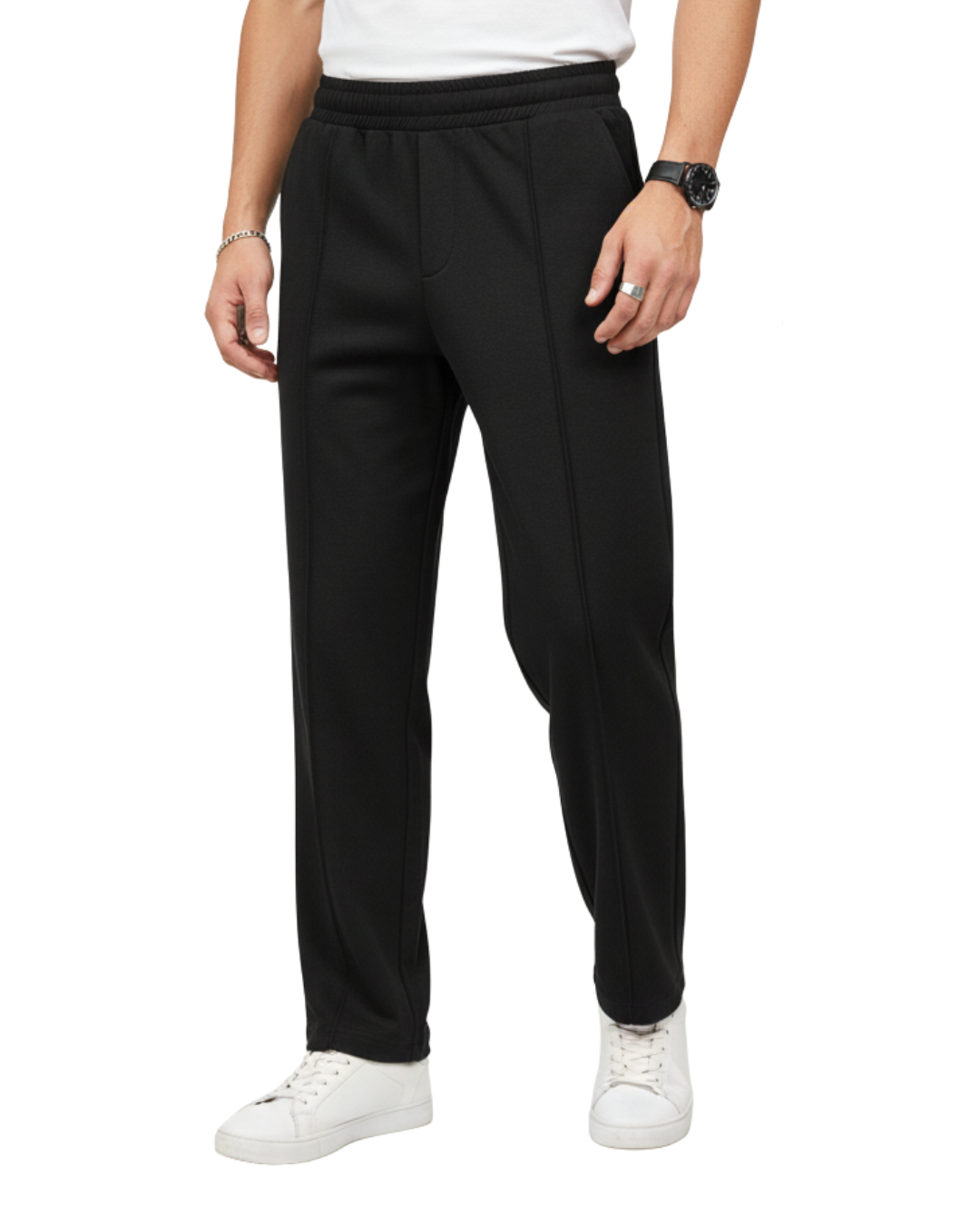 Pleated Trouser Black