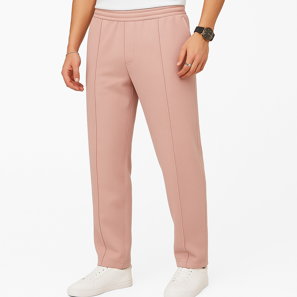 Pleated Trouser Camel Brown