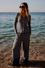 DOWNTOWN - Ivory Dream Set (Heart Printed) - Silent Grey