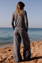 DOWNTOWN - Ivory Dream Set (Heart Printed) - Silent Grey