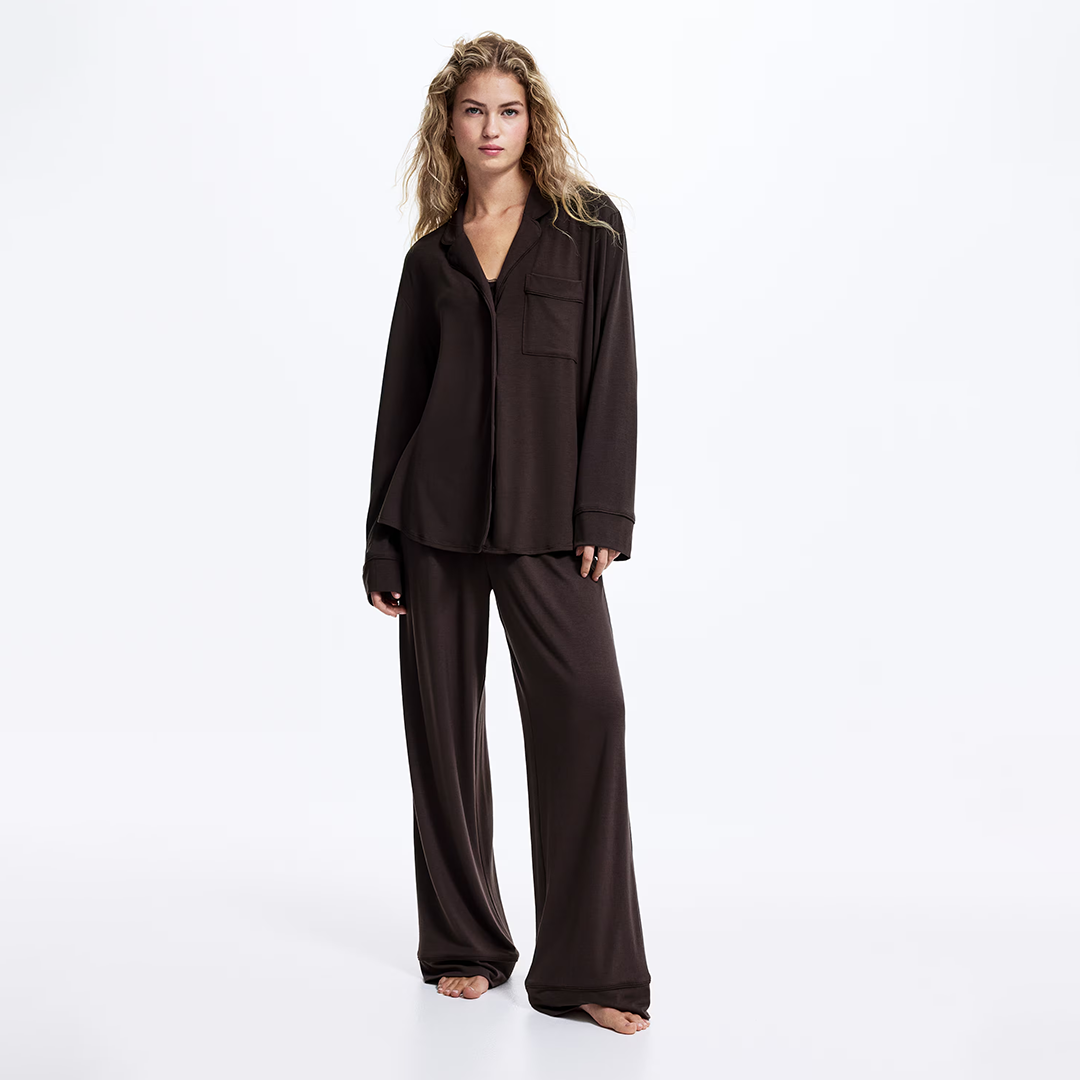 Cloud Pajama Set - Mocha