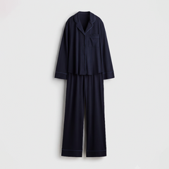 Cloud Pajama Set - Navy Blue