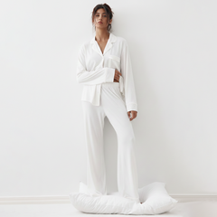 Cloud Pajama Set - White