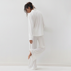 Cloud Pajama Set - White